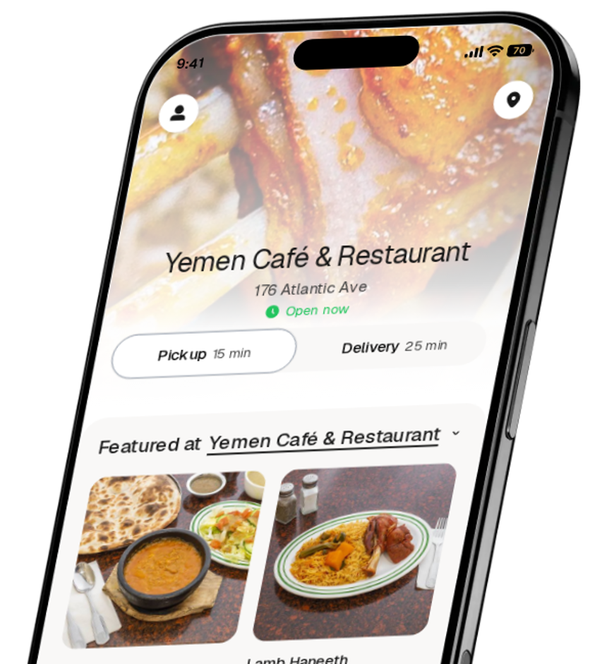 Yemen Café & Restaurant app preview